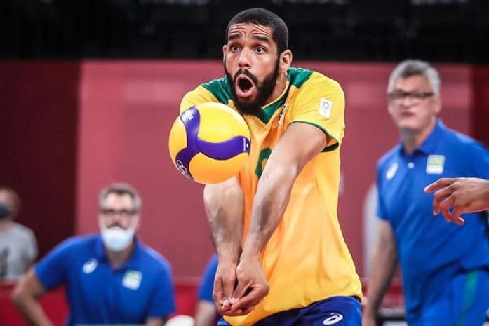 Wallace, jogador da Seleção Brasileira de Vôlei e do Cruzeiro