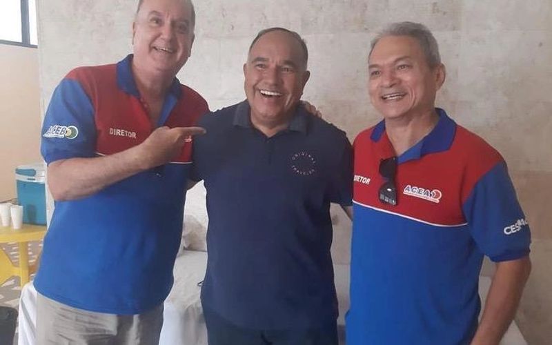 Dirigentes Fernando Murta, Kléber Marques e Ronaldo da Paz, otimismo acima de tudo para o sucesso do evento