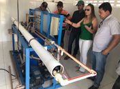 Prefeita de Major Isidoro visita sistema de abastecimento de água que prevê o atendimento de comunidades da região