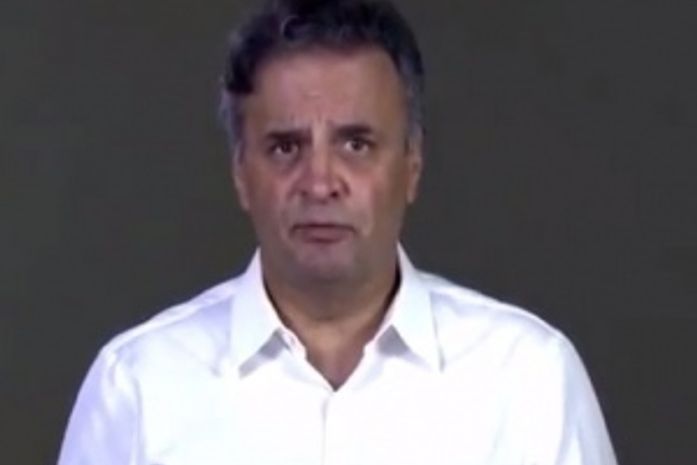 Aécio Neves diz que foi vítima de armação.