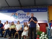 Arthur Lira e Rodrigo Cunha unidos no mesmo palaque em Feira Grande 