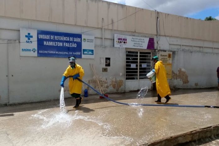 Coronavírus: Prefeitura inicia desinfecção de áreas públicas
