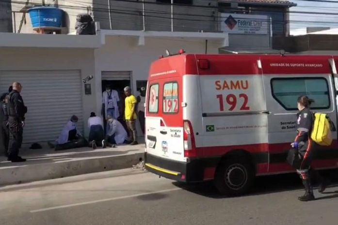 Equipe do Samu realizou os procedimentos no local