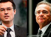 Deltan Dallagnol e Renan Calheiros