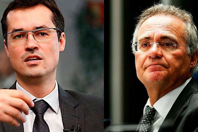 Deltan Dallagnol e Renan Calheiros