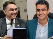 Flávio Bolsonaro e JHC