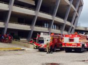 Quatro viaturas do Corpo de Bombeiros foram acionadas