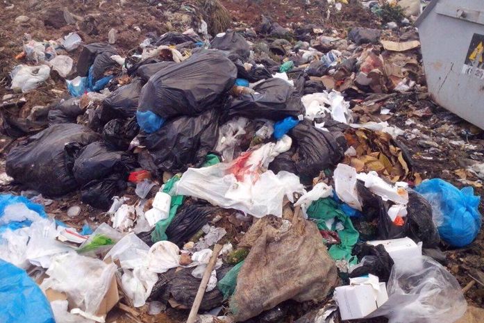 Lixo contaminado