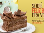 Sodiê Doces lança bolo com o clássico chocolate Alpino