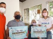 Covid-19: Idosos se alegram com início da vacinação em Teotônio Vilela 