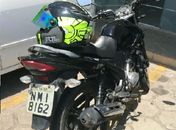 Motocicleta utilizada nos assaltos