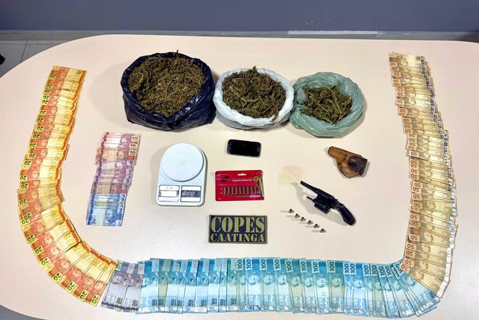 PM prende cinco e apreende armas e drogas durante ações em Mata Grande e Joaquim Gomes