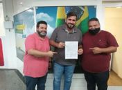 Por valorização da Cultura local, Leonardo Dias firma compromisso com classe artística