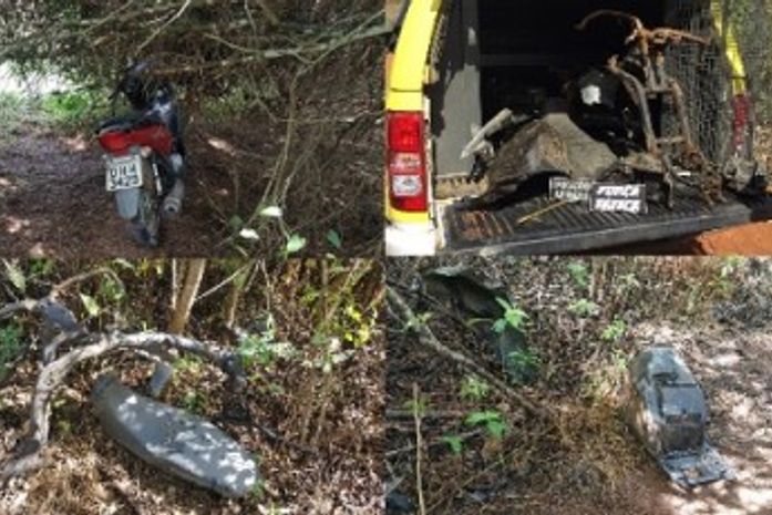 Ação policial localiza desmanche de motos roubadas em Arapiraca
