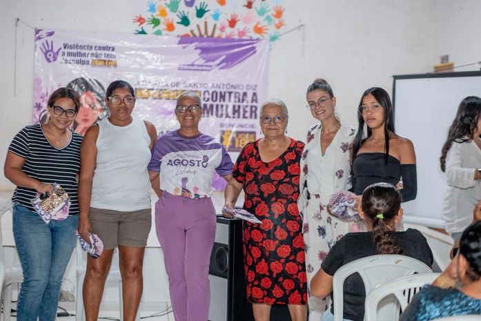 Agosto Lilás: Educação e conscientização fortalecem o combate à violência contra a mulher em Barra de Santo Antônio