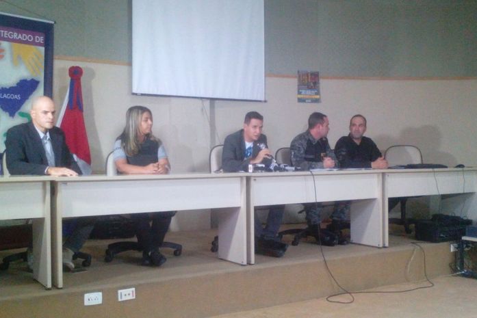 Coletiva com os responsáveis pela operação