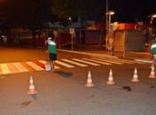 Prefeitura revitaliza sinalização horizontal na região central de Arapiraca