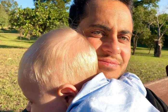 Thammy Miranda e Bento, seu filho