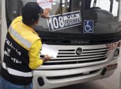 Durante fiscalização, mais de 13 ônibus são lacrados e retirados de circulação