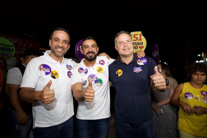 Marcos Ramalho recebe Paulo Dantas e Renan Filho no Espaço da Gente
