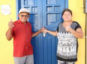 Seinfra faz visita para conhecer nova realidade dos moradores beneficiados pelo Programa Vida Nova na Sua Casa