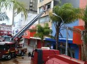 Incêndio atingiu loja de departamento no Centro