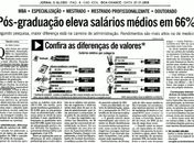 A relação entre salários maiores e anos de estudo