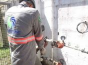 Arsal inspeciona manutenção em estação de gás de indústria