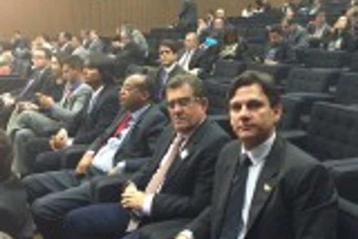 Marcelo e Dantas na reunião dos governadores