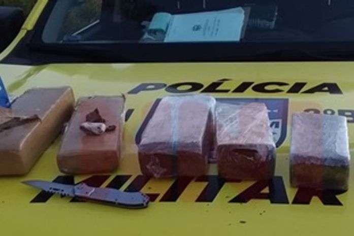 Material apreendido.