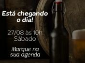  Evento de produção de cerveja feita em casa para o público em geral é realizado neste sábado (27)