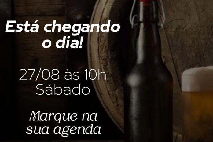 Evento de produção de cerveja feita em casa para o público em geral é realizado neste sábado (27)