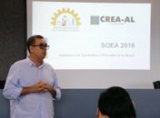Crea-AL recebe jornalistas e define regras para sabatina presidencial na 75ª Soea