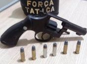 Revólver calibre 38 estava sob a posse de Willams Daniel dos Santos, 25 anos