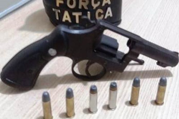 Revólver calibre 38 estava sob a posse de Willams Daniel dos Santos, 25 anos