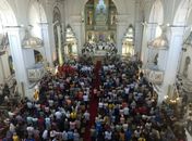 Centenas de fiéis se reúnem em comemoração ao Dia de Nossa Senhora dos Prazeres