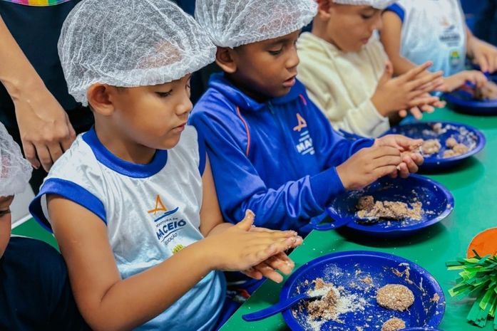 Páscoa saudável transforma rotina de crianças no Gigantinhos Graciliano Ramos