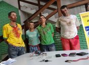 Suspeitos de assalto foram espancados pela população