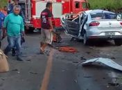 Colisão entre veículo de passeio e carro-forte deixa três mortos e um ferido em São Luís do Quitunde