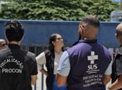 Procon Maceió realiza fiscalização conjunta para verificar qualidade da água na Santa Amélia