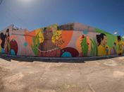 Homenagem à lendária jogadora de futebol brasileira, Marta Vieira da Silva, conhecida como a Rainha do Futebol