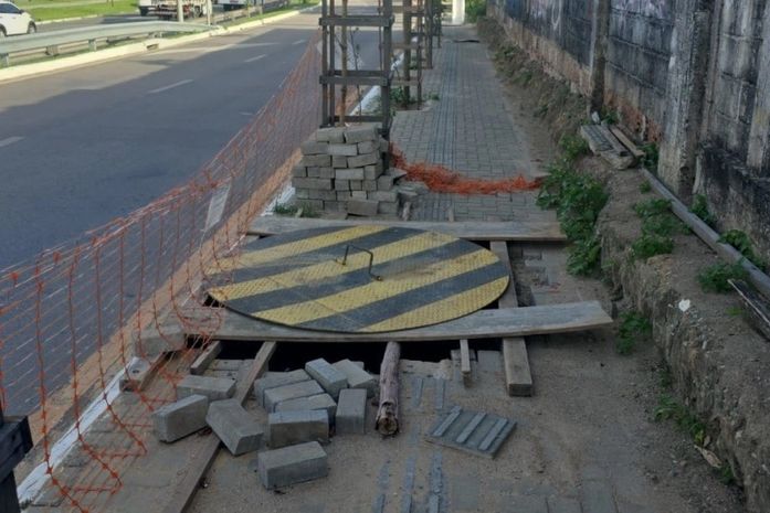 Equatorial é autuada após abrir buracos sem aviso e deixar vias sem sinalização em Maceió