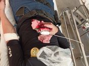 Policial baleado