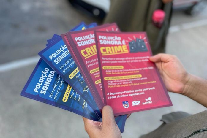 Mais de 1200 ocorrências de perturbação do sossego foram atendidas em um ano em dois bairros de Maceió