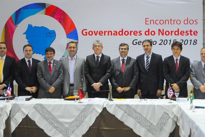Encontro de governadores na Paraíba (Foto: Divulgação)