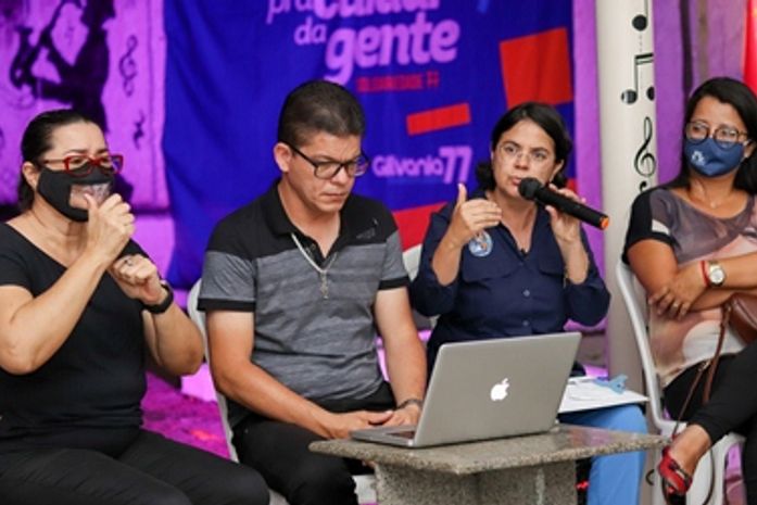 Gilvania Barros e Marcos Sena Promovem Bate-Papo com Lideranças do Segmento Cultural