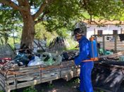 Agentes de Endemias realizam mutirão na Lagoinha para o combate ao Aedes Aegypti e ao Bicho Barbeiro