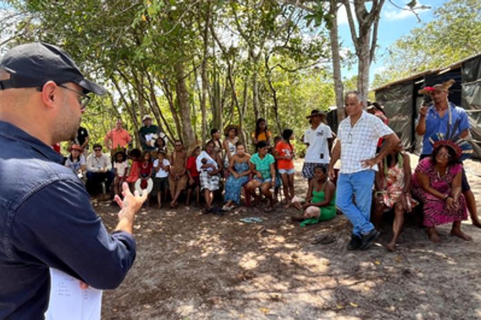 MPF acompanha visita técnica judicial à comunidade indígena Pankararu, em Penedo