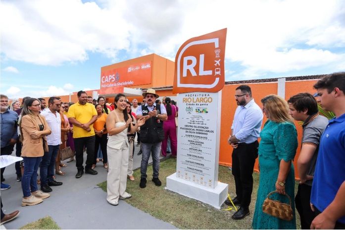 Gilberto Gonçalves realiza entrega do Centro de Atenção Psicossocial AD e Quadra Poliesportiva no Conj. Jarbas Oiticica em Rio Largo