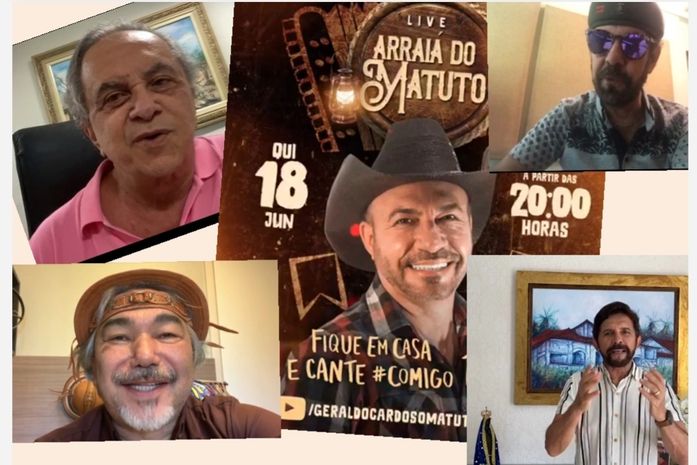 Feras do forró como: Flávio José, Nando Cordel, Santana e Adelmário Coelho gravaram vídeos específicos para este evento promovido por Geraldo Cardoso